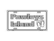 Smart Blonde LP 5340 Pawleys Island Flip Flops Metal Novelty License Plate