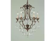 Murray Feiss F1882 5BRB Maison de Ville Collection British Bronze Chandelier Mini Duo