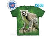 The Mountain 4470451 Ring Tailed Lemur Usa T Shirt Medium