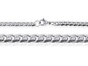 Doma Jewellery SSSSN05418 Stainless Steel Necklace Curb Style 5.2 mm. Length 18 2 18 in.