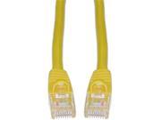 CableWholesale 10X6 081HD Cat5e Yellow Ethernet Patch Cable Snagless Molded Boot 100 foot