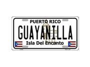 Smart Blonde LP 2840 Guayanilla Puerto Rico Metal Novelty License Plate