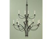 Murray Feiss F1891 8 4ORB Boulevard Collection Oil Rubbed Bronze Chandelier