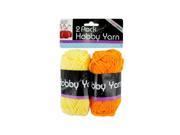 Bulk Buys HB862 48 Hobby Yarn Bright Colors Set