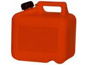 Midwest Can 2200 8 oz. 2 Gallon Self Venting Plastic Gasoline Can Red Pack Of 6