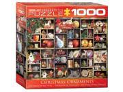 Euro Graphics 8000 0759 Christmas Ornaments Puzzle Small Box