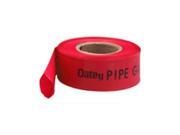 Oatey 38708 200 Ft. Poly Red Pipe Guard Tape