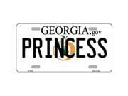 Smart Blonde LP 6159 Princess Georgia Novelty Metal License Plate