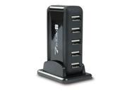 Link Depot 104 0199 7 port USB Hub with AC Adapter And Stand