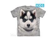 The Mountain 1537860 Siberian Husky Puppy Kids T Shirt Small