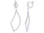 Doma Jewellery SSEZ840 Sterling Silver Earrings With CZ 8.6 g.