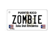 Smart Blonde KC 6869 Zombie Puerto Rico Flag Novelty Key Chain