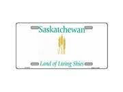 Smart Blonde LP 1513 Saskatchewan Novelty Background Metal License Plate