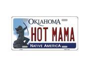 Smart Blonde LP 6221 Hot Mama Oklahoma Novelty Metal License Plate