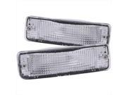 ANZO 511019 Toyota Pickup 89 95 Parking Signal Lights Chrome Clear