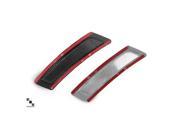 Bimmian CSR302CLR Clear and Smoke Reflectors Pair For F30 3 Series 2012 Up Standard Bumper Clear Lens