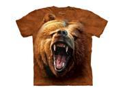 The Mountain 1535261 Grizzly Growl Kids T Shirt Medium