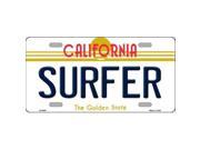 Smart Blonde LP 4885 Surfer California Novelty Metal License Plate
