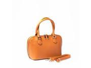Bravo Handbags BB 9387OR Anuta Orange Taurillon Leather Handbag Small