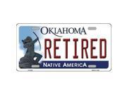Smart Blonde LP 6224 Retired Oklahoma Novelty Metal License Plate