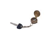Handcrafted Model Ships K 253 AN Antique Brass Compass With Lid Key Chain 5 in.