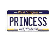 Smart Blonde LP 6518 Princess West Virginia Novelty Metal License Plate