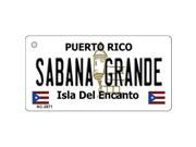 Smart Blonde KC 2871 Sabana Grande Puerto Rico Flag Novelty Key Chain