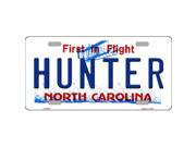 Smart Blonde LP 6482 Hunter North Carolina Novelty Metal License Plate