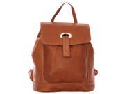 Piel Leather 3020 Genuine Leather Large Oval Loop Backpack