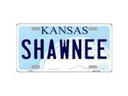 Smart Blonde LP 6613 Shawnee Kansas Novelty Metal License Plate