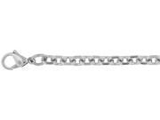 Doma Jewellery SSSSN00320 Stainless Steel Necklace Cable Style 4.5 mm. Length 18 1 20 in.