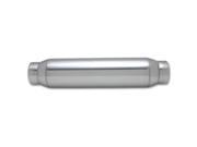 VIBRANT 17960 5 In. Stainless Steel Exhaust Resonator Silver