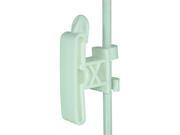 Field Guardian 102177 0.37 in. Round Post Clip on 2 in. Tape Insulator White