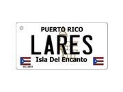Smart Blonde KC 2851 Lares Puerto Rico Flag Novelty Key Chain