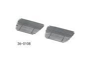 Paramount Restyling 36 0108 4 mm. Horizontal Overlay Tow Hook Billet Grille 2 Piece