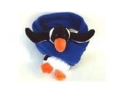 Bear Hands S PNG CBL Scarf Penguin on Cobalt Blue