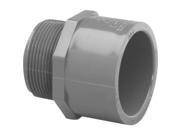 Genova Products Inc 304148 PVC Adapter Schedule 80 Pv 1.25 in. S x Mip
