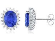 Doma Jewellery SSEZ744B Sterling Silver Earrings With Cubic Zirconia 3.9 g.