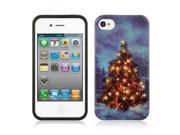 DreamWireless IP TIIP4XMASNT Apple iPhone 4S iPhone 4 Compatible TPU IMD Case Christmas Night Tree