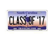 Smart Blonde LP 6286 Class of 17 South Carolina Novelty Metal License Plate