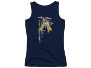 Trevco Quogs Captains Chair Juniors Tank Top Navy Small
