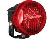 Vision X Lighting 9890937 Optimus Round Series Pcv Red Cover Wide Flood Beam