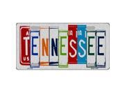 Smart Blonde LPC 1056 Tennessee License Plate Art Brushed Aluminum Metal Novelty License Plate