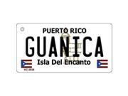 Smart Blonde KC 2838 Guanica Puerto Rico Flag Novelty Key Chain
