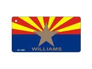 Smart Blonde KC 1494 Williams Arizona State Flag Novelty Key Chain