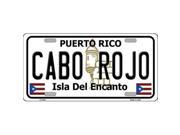 Smart Blonde LP 2821 Cabo Rojo Metal Novelty License Plate