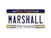 Smart Blonde LP 6543 Marshall West Virginia Novelty Metal License Plate