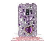 DreamWireless FDSAMR920PPH Samsung Galaxy Attain 4G R920 Full Diamond Case Purple Heart