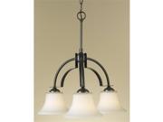 Feiss F2250 3ORB Barrington Collection Oil Rubbed Bronze 3 Light Kitchen Chandelier