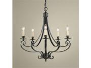 Murray Feiss F1929 5LBR Cervantes Collection Liberty Bronze 5 Light Chandelier